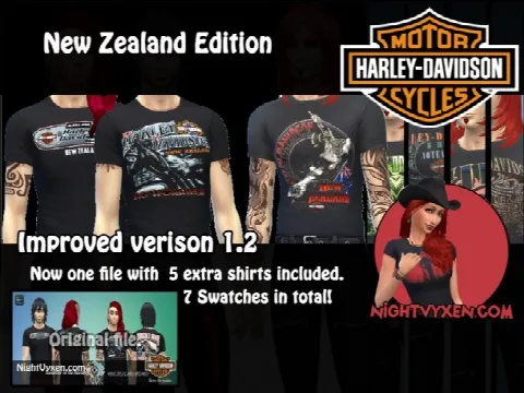 Harley Davidson Shirts New Zealand Edition 2.0