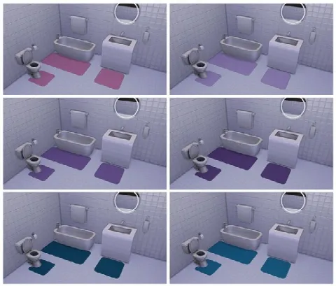 Bath Rugs by deelitefulsimmer, Sims 4 decor CC – image 2