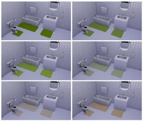 Bath Rugs by deelitefulsimmer, Sims 4 decor CC – image 4