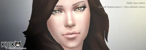 Default Replacement and Non-default Eye Colors