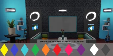 Plasmatron 3000 Flat Screen TV-10 Colours