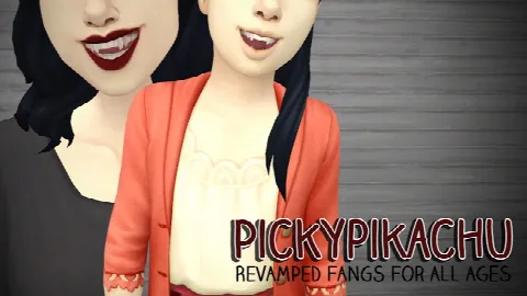 Revamped Updated Vampire Fangs for all