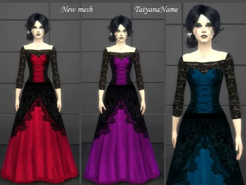 Vampire lace dress