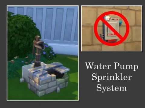 Water Pump Sprinkler System