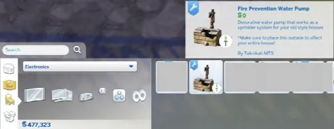 Water Pump Sprinkler System by Teknikah, Sims 4 electronics CC – image 3