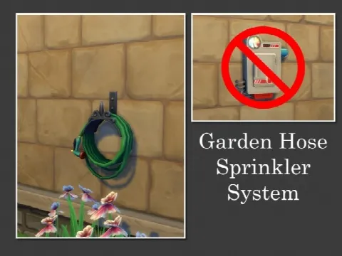 Garden Hose Sprinkler System