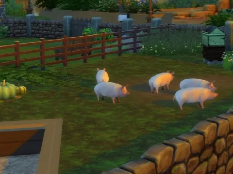 Norvik pig farm by Kyriatsims4, Sims 4 residential lots CC – image 3
