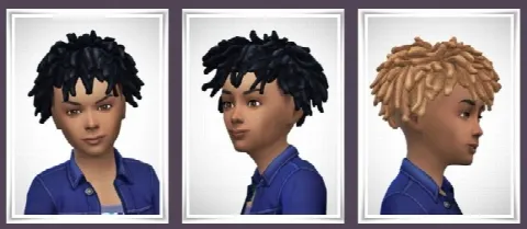 Chad Kids Dreads by Birkschessimsblog, Sims 4 hair CC – image 2