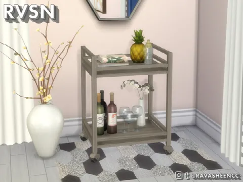 Functional Bar Cart Set