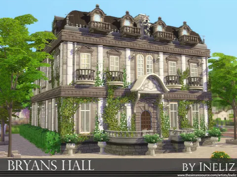 Bryans Hall university housing lot