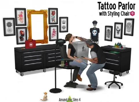 Tattoo Parlor set