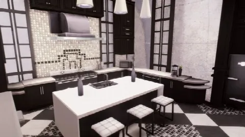 Fountainview Penthouse by Awingedllama, Sims 4 residential lots CC – image 4