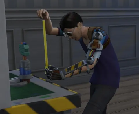 Stand-alone ROBOT ARM accessory by horresco, Sims 4 accessories CC – image 3