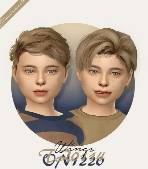 Wings TZ0114 & ON1220 hair edit Kids Version ♥