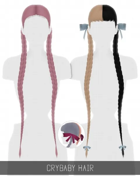 CRYBABY HAIR + TWO TONE