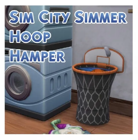 Sim City Simmer Hoop Hamper