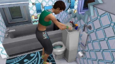 Modern Toilet/Sink Combo