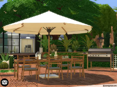 Sodium Outdoor Dining