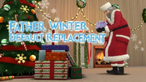 Father Winter As Santa Default Replacement
