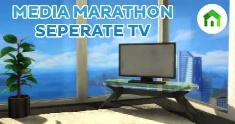 Tiny Living Media Marathoner TV Separated