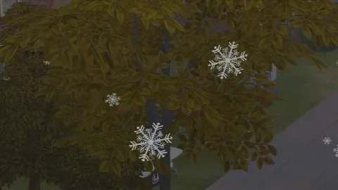 Real Snowflakes Override by Simaginarium, Sims 4 Quality of Life mod – image 2