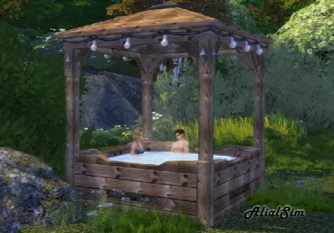 Rustic Hot Tub