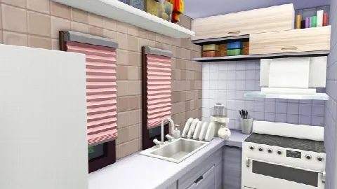 GIRLY TEEN LOFT by Avelineyt, Sims 4 residential lots CC – image 3