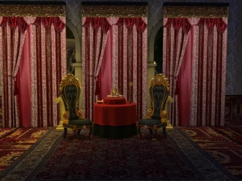 A whole new Set Of Curtains by Annaquinnstories, Sims 4 decor CC – image 2
