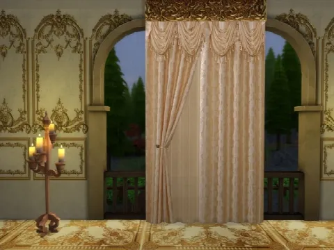 Another Set Of Curtains by Annaquinnstories, Sims 4 decor CC – image 3