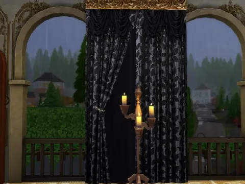 Another Set Of Curtains by Annaquinnstories, Sims 4 decor CC – image 4