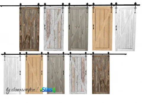 Decorative sliding door