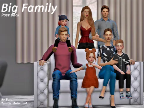 Big Family Pose Pack