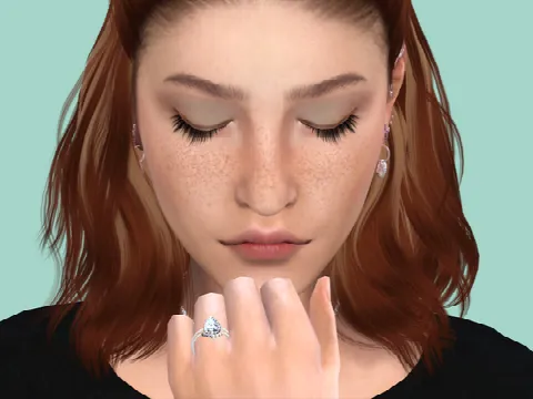 Wedding rings by PlayersWonderland, Sims 4 jewelry CC – image 2