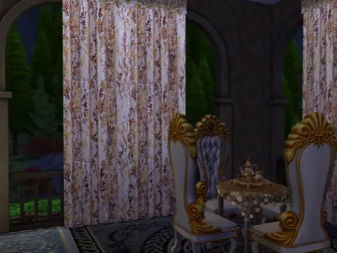 Royal Curtains by Annaquinnstories, Sims 4 decor CC – image 2
