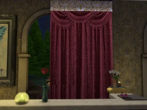 Royal Curtains by Annaquinnstories, Sims 4 decor CC – image 3