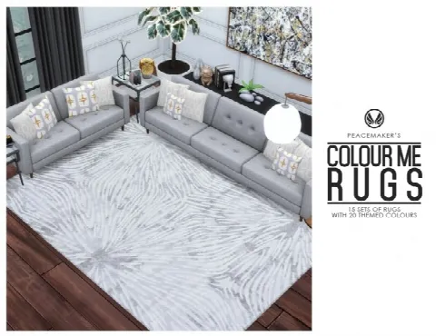 Colour Me Rug Series: 15 items with 20 styles