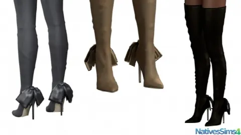 Thigh High Boots No Slider