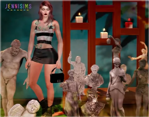 Decorative Statues 14 Items
