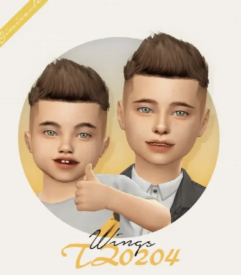 Wings TZ0204 hair for kids and toddlers