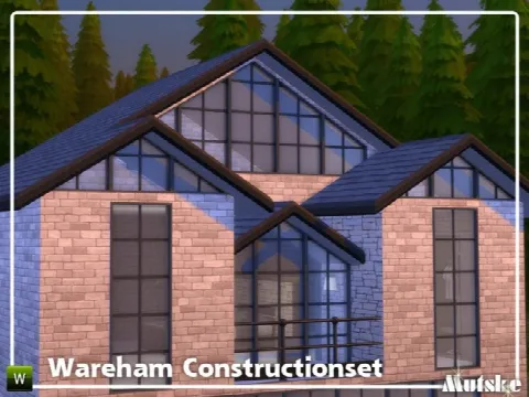 Wareham Construction set Part 5 by mutske, Sims 4 walls & floors CC – image 2