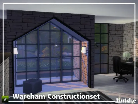 Wareham Construction set Part 5 by mutske, Sims 4 walls & floors CC – image 3