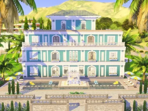 Millionaire’s Home by Simalien, Sims 4 residential lots CC – image 2