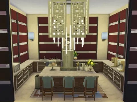 Millionaire’s Home by Simalien, Sims 4 residential lots CC – image 4