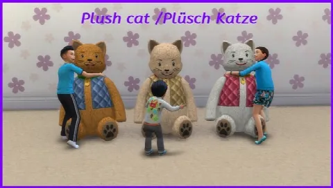 Plush cat