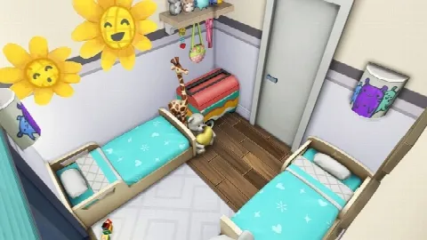 TINY APARTMENT FOR A BIG FAMILY by Avelineyt, Sims 4 residential lots CC – image 4