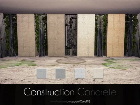 Construction Concrete wall