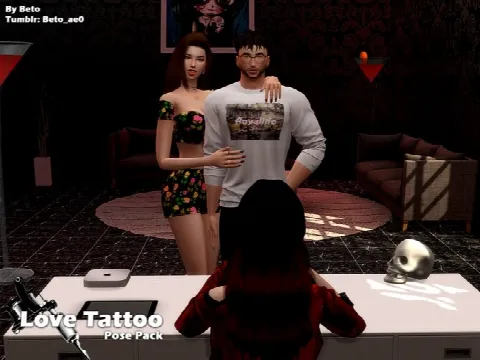 Tattoo Love Pose Pack