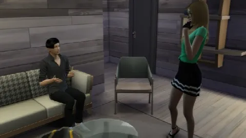 No Autonomous Sitting While Talking