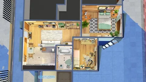 PINECREST APARTMENTS #402 by Avelineyt, Sims 4 residential lots CC – image 4