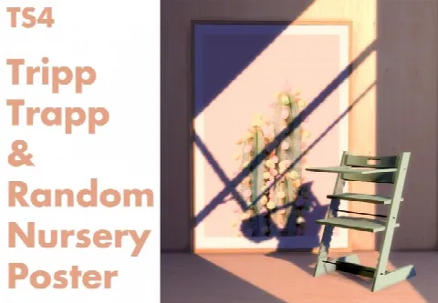 Recolors of Mxims’ Tripp Trapp Highchair and Random poster